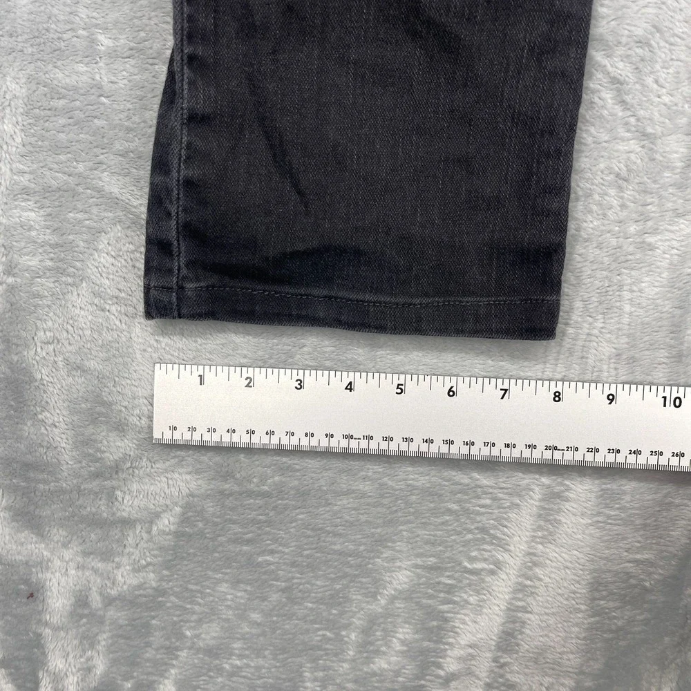 Levi's 511 Jeans Mens 38x32 (38x27) Black‎ Denim Red Tab Straight Leg Streetwear